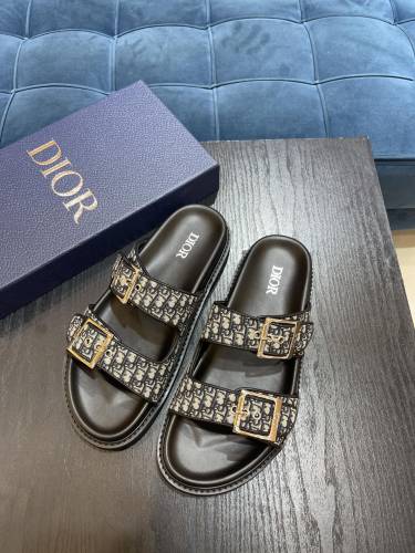 Dior Men Shoes Sandals Luxury Brand Fashion DIOR AQUA SANDAL Black Dior Oblique Jacquard with Original Box 3SA135ZSA_H969 Whatsapp 