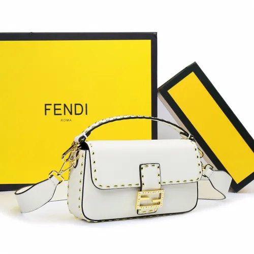Fendi Womens Bag Shoulder Bags Luxury Brand Baguette bag Fashion Bags for Women with Original Box 8BR600A72VF1AQA