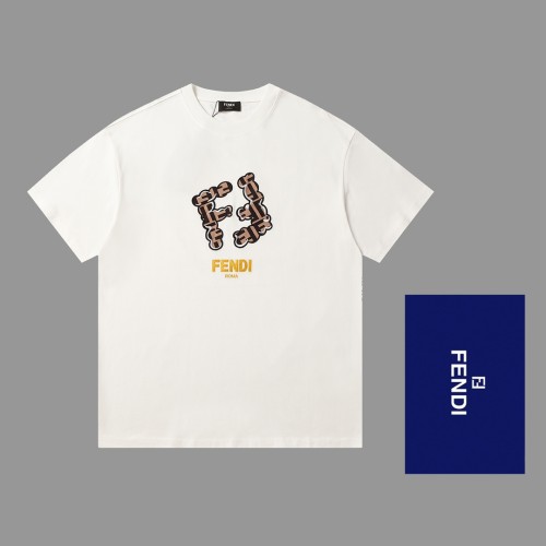 Fendi Luxury Brand Women Mens Short Sleeve T-Shirt   