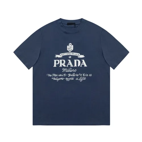 Prada Luxury Brand Women Mens Short Sleeve T-Shirt   