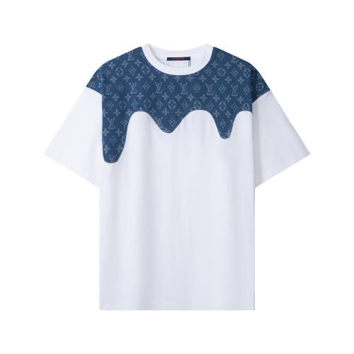 Louis Vuitton Luxury Brand Men Womens Short Sleeve T-Shirt   