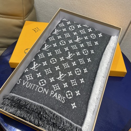 Louis Vuitton Scarves Womens Fashion Scarf with Original Box   