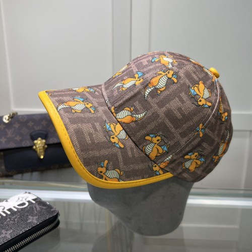 Fendi Men Womens Baseball Hat Luxury Brand Design Fendi Cap with Original Box  
