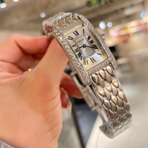 Cartier Mens Watch Luxury Brand Design Fashion Type with Original Box