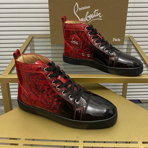 Christian Louboutin Mens Shoes Sneakers Luxury Brand Red Bottom Design Sports Footwears with Original Box