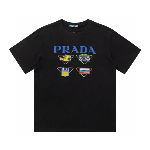 Prada Luxury Brand Men Womens Short Sleeve T-Shirt T shirts   