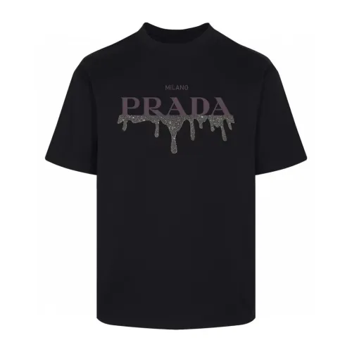 Prada Luxury Brand Men Womens Short Sleeve T-Shirt T shirts   