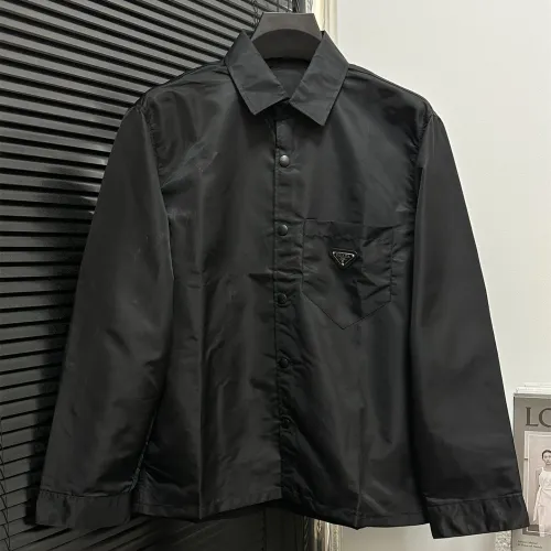 Prada Men Womens Coat Jacket Luxury Brand Womens Jackets Top Quality   