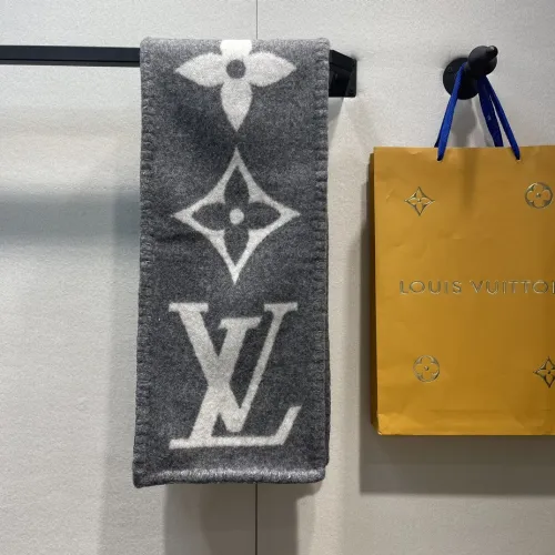 Louis Vuitton Scarves Men Womens Fashion Scarf with Original Box   