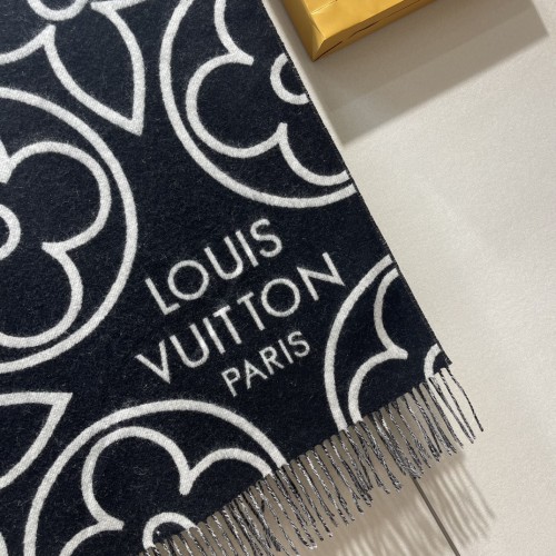 Louis Vuitton Scarves Men Womens Fashion Scarf with Original Box   