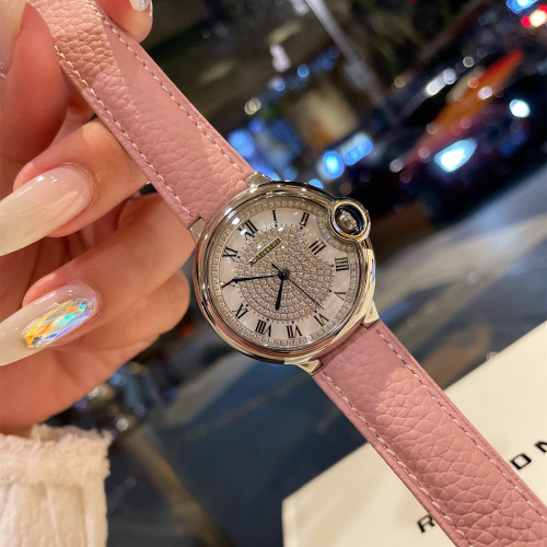 Cartier Womens Watch Luxury Brand Design Fashion Type with Original Box