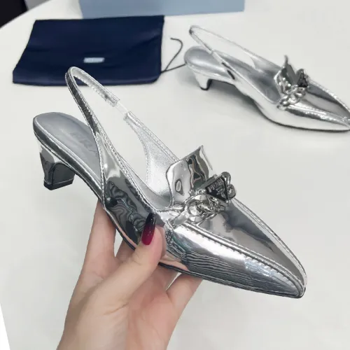 Prada Womens Shoes Sandals Casual Luxury Brand Pumps 4.5cm Heel with Original Box Whatsapp 