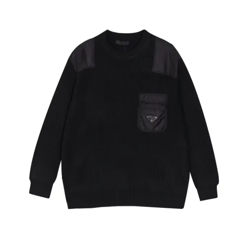 Prada Men Womens Sweater Luxury Brand Womens Knitwear Top Quality   