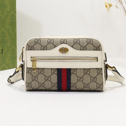 Gucci Womens Bags Shoulder Bags Luxury Brand Gucci 517350 96IWS 8745 Ophidia GG Supreme mini bag  