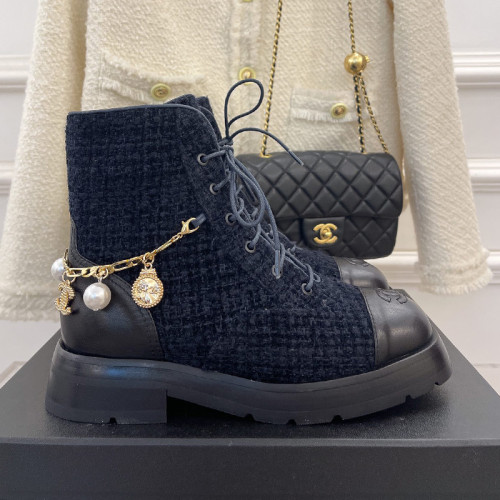 Chanel Womens Shoes Boots Luxury Brand Design with Original Box Women Fashion Ankle Boots Booties