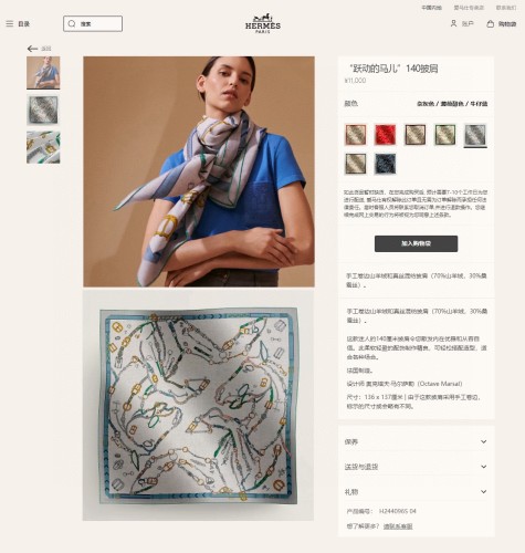 Hermes Scarves Womens Fashion Scarf Shawl 131