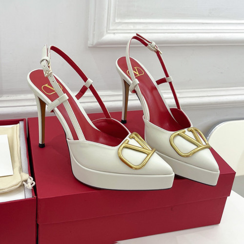 Valentino Garavani Women Fashion Shoes Pumps Luxury Brand Vlogo Signature Calfskin with Original Box 11cm Heel Whatsapp 