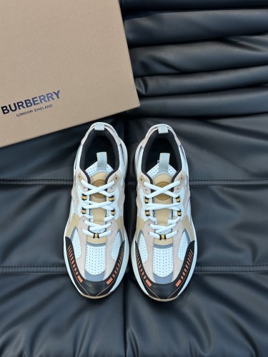 Burberry Men Shoes Fashion Sneakers Luxury Brand Vintage Cotton Sneaker with Original Box Whatsapp 