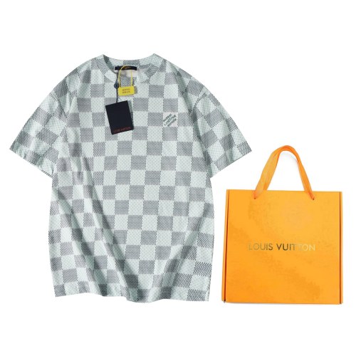 Louis Vuitton Luxury Brand Men Womens Short Sleeve T-Shirt   
