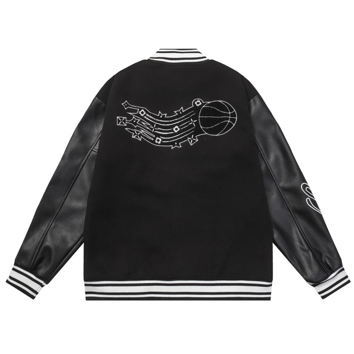 Louis Vuitton x NBA Men Womens Jackets Coat Luxury Brand Mens Jackets Varsity Blouson Top Quality   