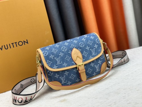 Louis Vuitton Womens Bags Luxury Brand DIANE M45985 Monogram coated canvas with Original Box