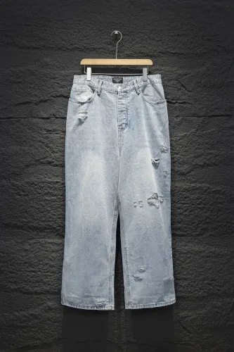 Balenciaga Luxury Brand Women Mens Pant Jeans with Original Box   