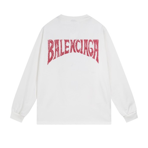 Balenciaga Luxury Brand Women Mens Long Sleeve T-Shirt   