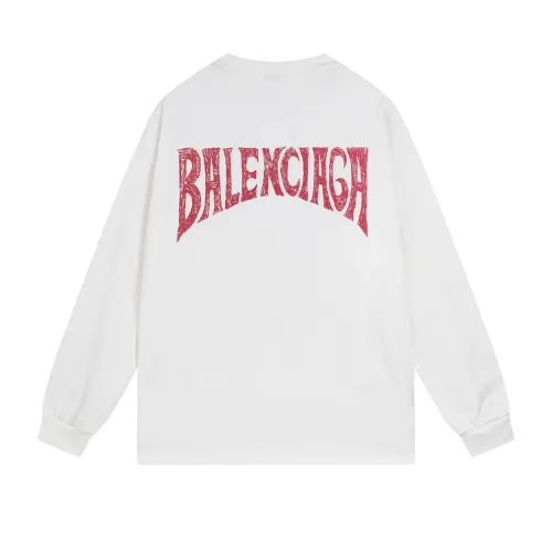 Balenciaga Luxury Brand Women Mens Long Sleeve T-Shirt   