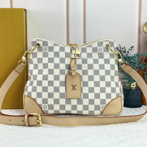 Louis Vuitton Womens Bags Luxury Brand Fashion Type ODÉON MM Natural Monogram coated canvas M45354 with Original Box