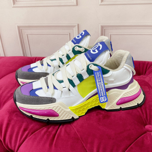Dolce&Gabbana Womens Shoes Sneakers Luxury Brand Mixed-material Airmaster sneakers CK1984AY03389814  