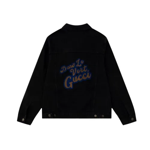 Gucci Men Womens Jackets Coat Luxury Brand Mens Denim Jacket Top Quality   
