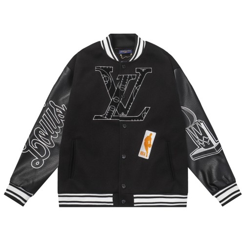 Louis Vuitton x NBA Men Womens Jackets Coat Luxury Brand Mens Jackets Varsity Blouson Top Quality   