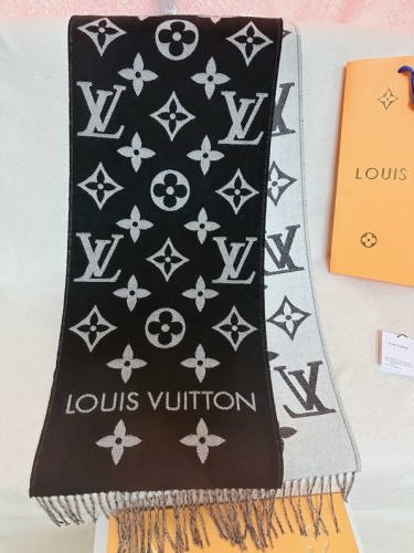 Louis Vuitton Scarves Men Womens Fashion Scarf with Original Box   