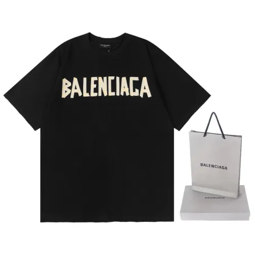 Balenciaga Luxury Brand Women Mens Short Sleeve T-Shirt   