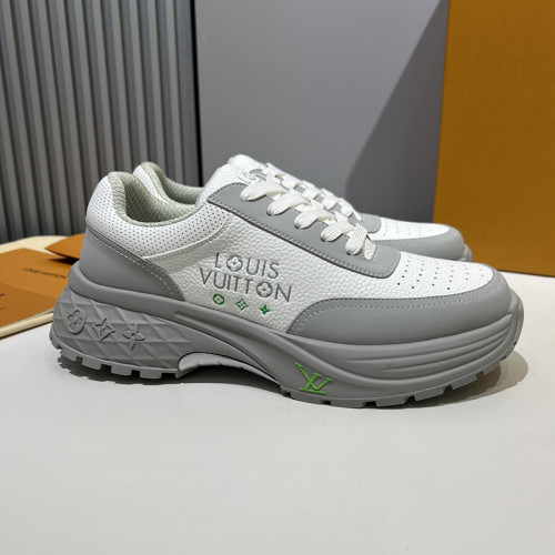 Louis Vuitton Womens Shoes Sneakers Lace-Up Luxury Brand Fashion LV Discovery Derby 1ACEN9 with Original Box  
