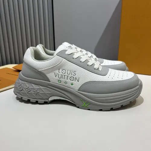 Louis Vuitton Womens Shoes Sneakers Lace-Up Luxury Brand Fashion LV Discovery Derby 1ACEN9 with Original Box  