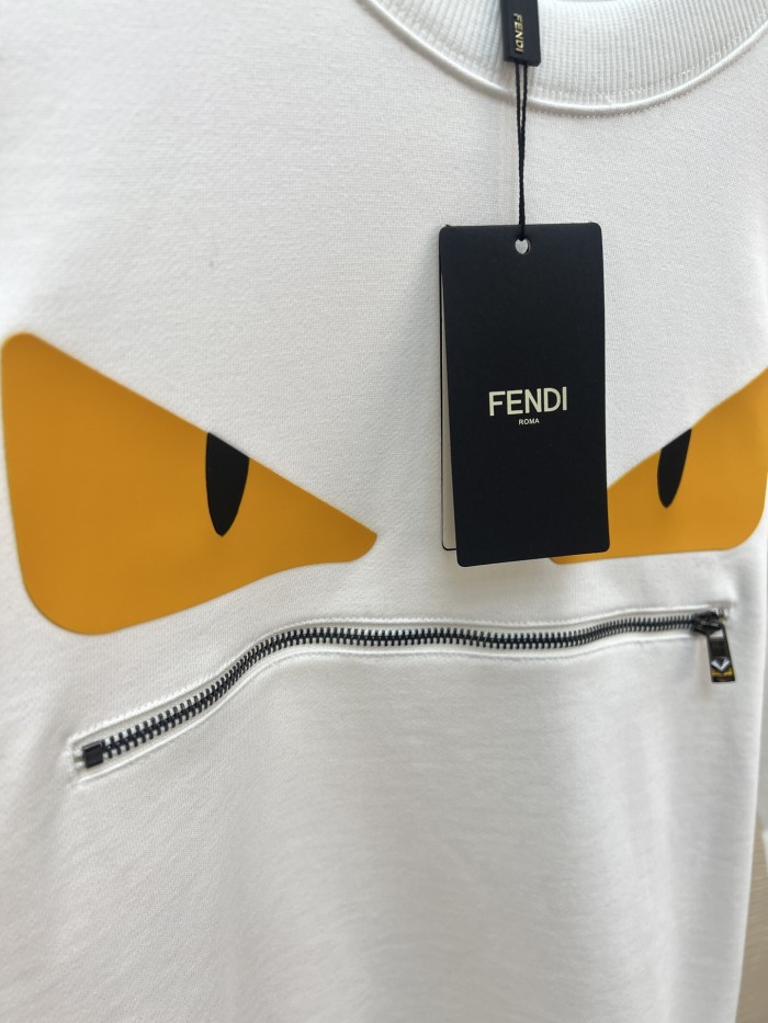 Fendi Womens Mens Sweatshirt Luxury Brand Mens Sweatshirts   