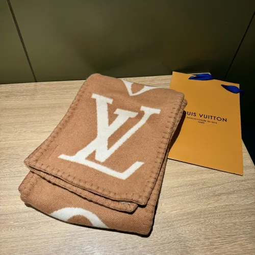 Louis Vuitton Scarves Men Womens Fashion Scarf with Original Box   