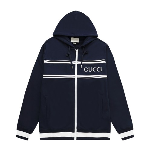 Gucci Womens Mens Zip Hoodie Coat Luxury Brand Mens Sweatshirt Winter Fashion   