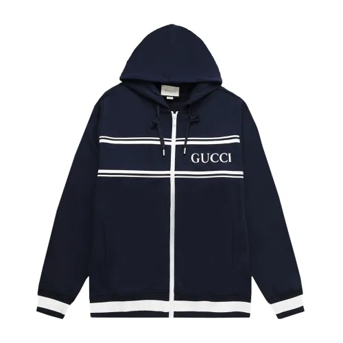 Gucci Womens Mens Zip Hoodie Coat Luxury Brand Mens Sweatshirt Winter Fashion   