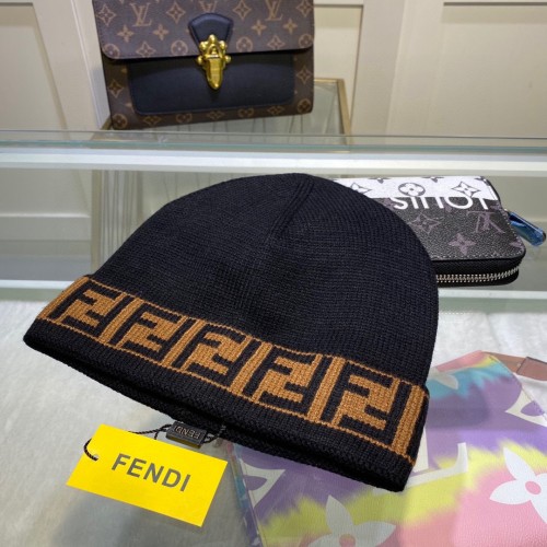 Fendi Men Womens Knit Hat Luxury Brand Design Fendi Cap with Original Box  