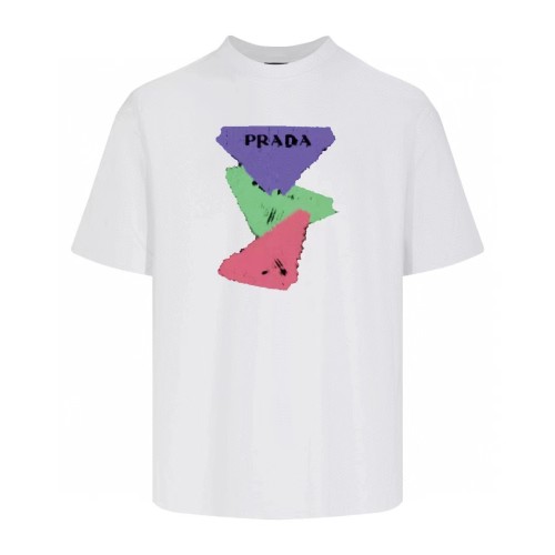 Prada Luxury Brand Men Womens Short Sleeve T-Shirt T shirts   