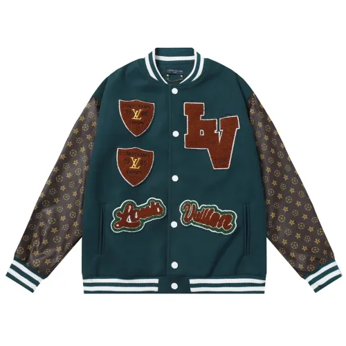 Louis Vuitton Men Womens Jackets Coat Luxury Brand Mens Jackets Varsity Blouson Top Quality   