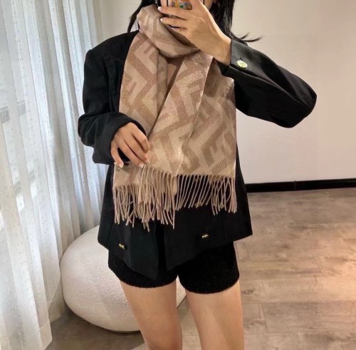 Fendi Scarves Men Womens Fashion Scarf024