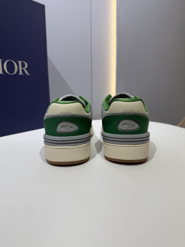 Dior Mens Shoes Sneakers Luxury Brand Breathable Design B57 LOW-TOP SNEAKER Smooth Calfskin with Dior Oblique Jacquard with Original Box  