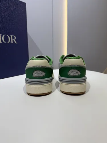 Dior Mens Shoes Sneakers Luxury Brand Breathable Design B57 LOW-TOP SNEAKER Smooth Calfskin with Dior Oblique Jacquard with Original Box  