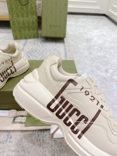 Gucci Mens Shoes Sneakers Luxury Brand Men's GG Rhyton sneaker with Original Box 680870 UMO00 9742
