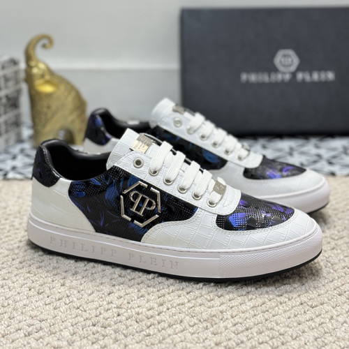 Philipp Plein Men Shoes Sneakers Low Top Sneaker Fashion Design Luxury Brand Trainer Predator TM with Original Box Whatsapp 