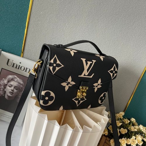 Louis Vuitton Womens Bags Crossbody Bag POCHETTE MÉTIS Monogram canvas Luxury Brand Messenger Shoulder Bags with Original Box