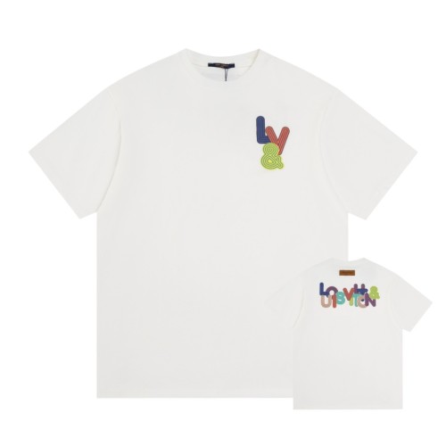 Louis Vuitton Luxury Brand Men Womens Short Sleeve T-Shirt   